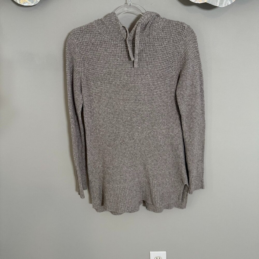 NWOT Gray Sonoma Waffle Knit Pullover Hoodie